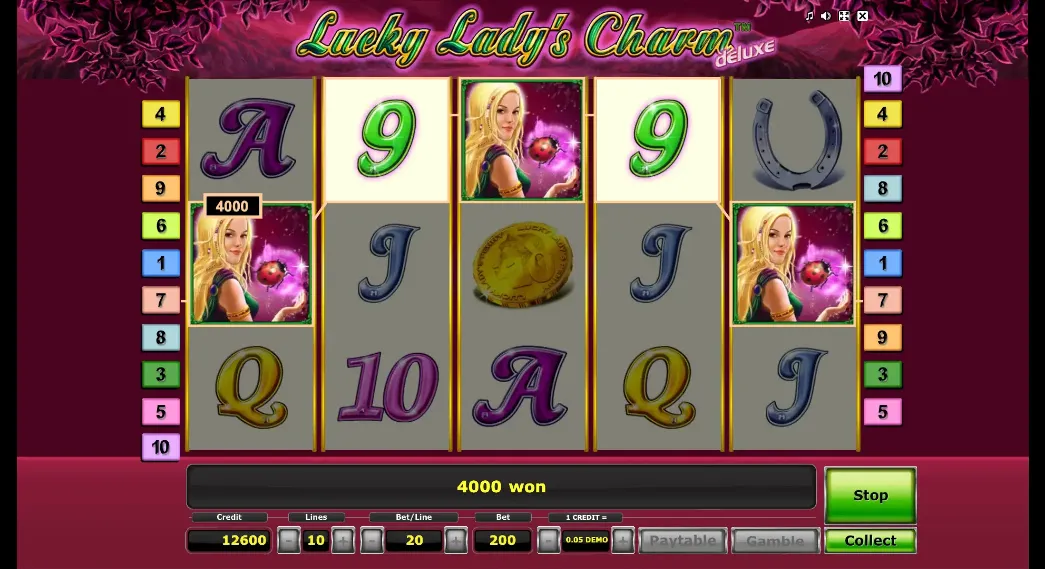 Lucky Lady's Charm Deluxe Lucky Lady Wild